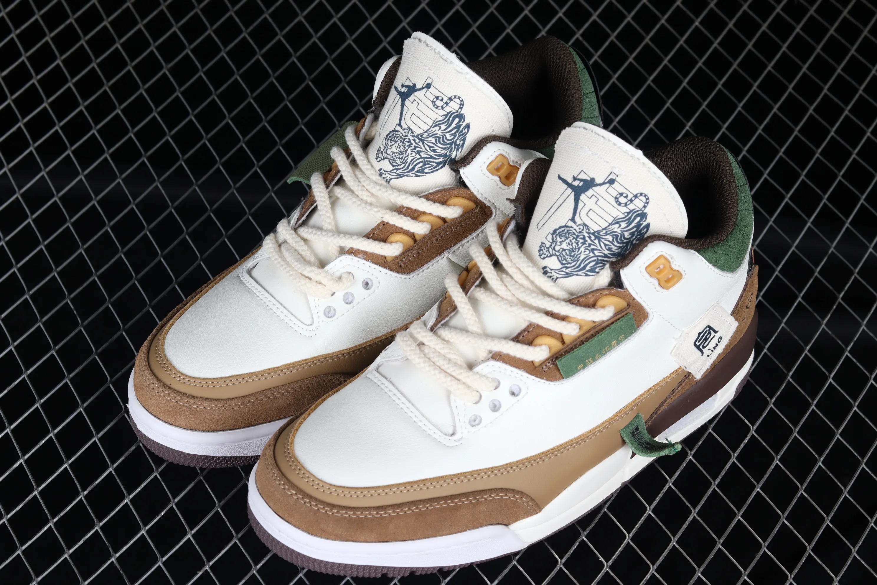 All categories Air Jordan Jordan series basketball shoes Air Jordan 3 Air Jordan 3 Retro AJ3 Joe 3 Year of the Tiger Limited 398614-500